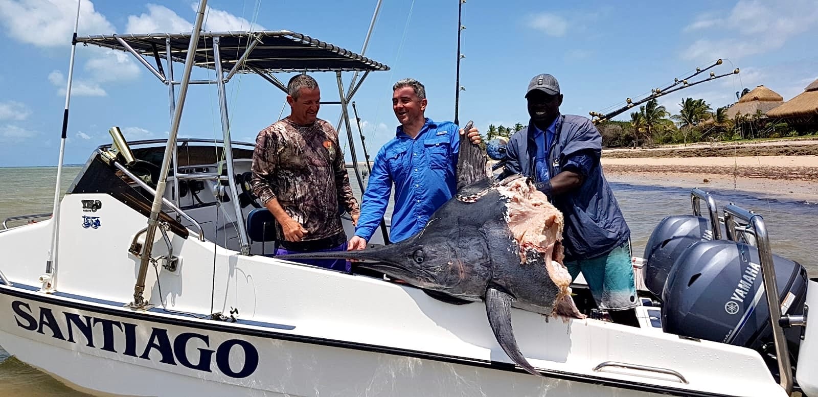 A big catch after a day offshore