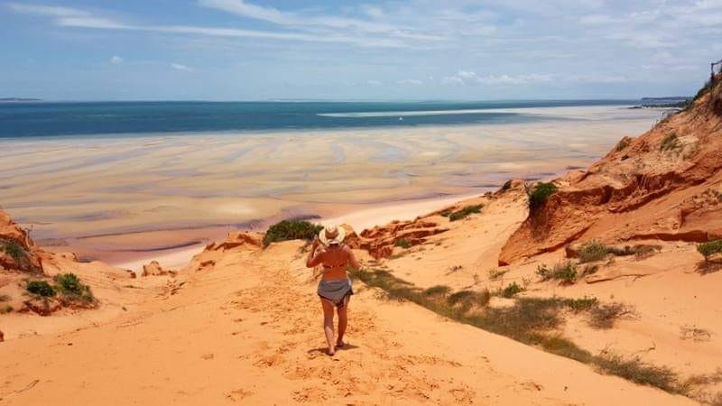 Red dunes walk